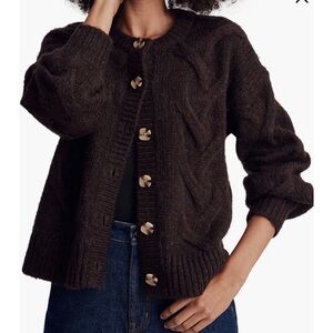 Madewell Cable Ashmont Cardigan